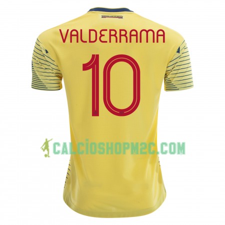 Colombia Carlos Valderrama 10 Maglia Prima Copa América 2019 Manica Corta
